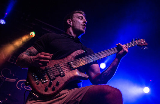 Richard Boucher of Funeral for a Friend performs at Cardiff University - Getty - 2016