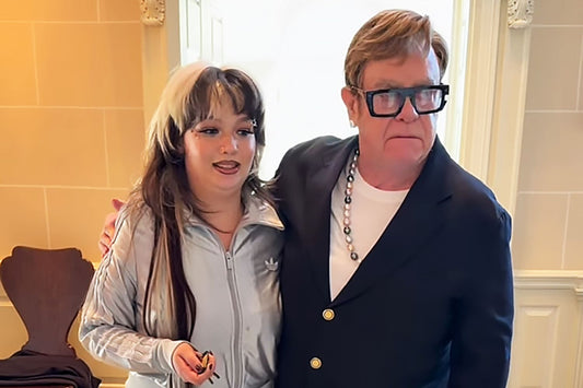Elton John Loses a Bet to Lola Young and Gives Her the Keys to His House