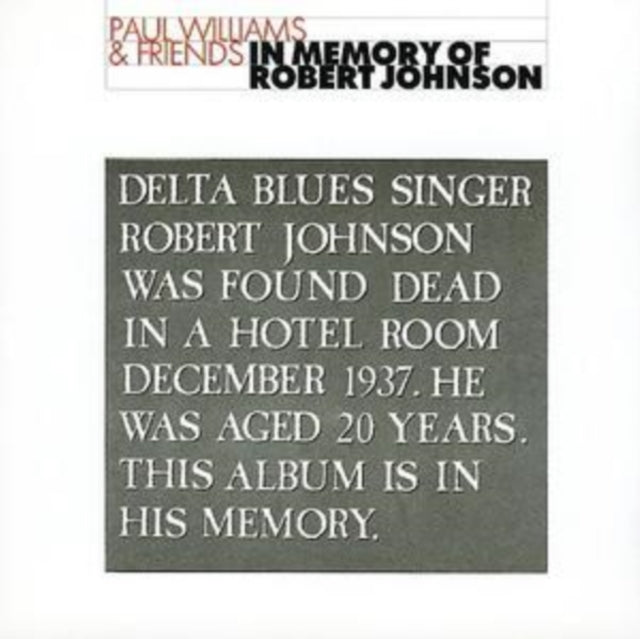 In Memory of Robert Johnson