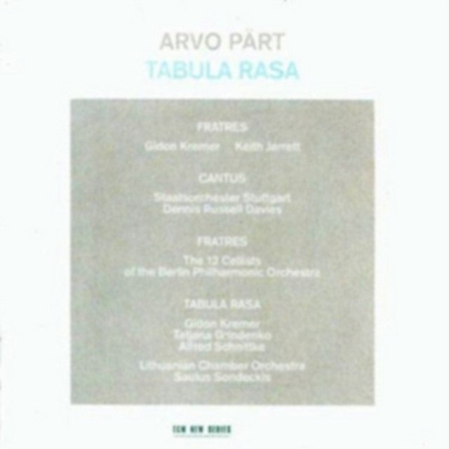 Arvo Part: Tabula Rasa