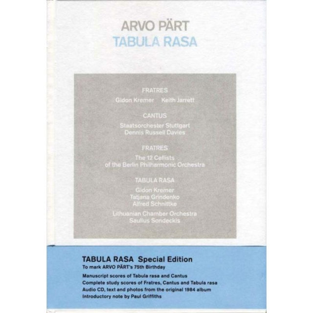 Arvo Part: Tabula Rasa