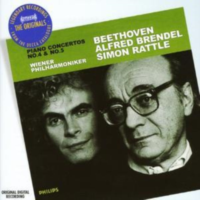 Beethoven, Brendel, Rattle: Piano Concertos Nos. 4 and 5
