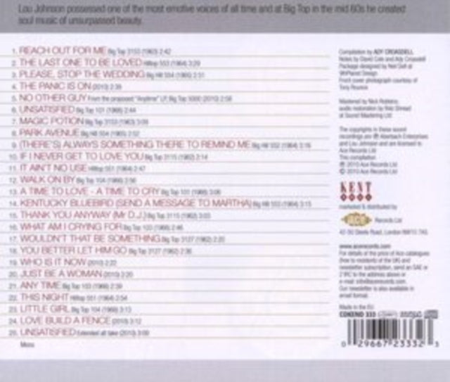 Incomparable soul vocalist