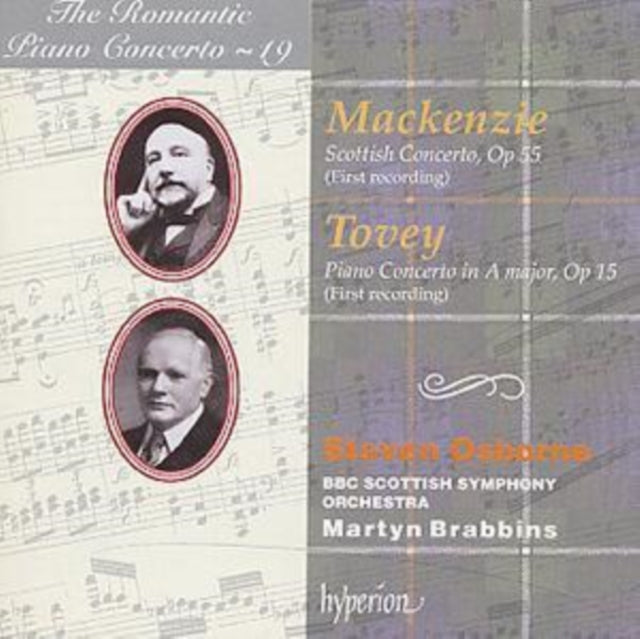 Mackenzie & Tovey: Piano Concertos (Steven Osborne/ BBC Scottish