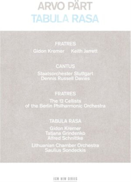 Arvo Pärt: Tabula Rasa