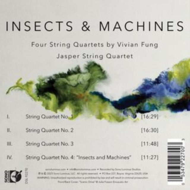 Insects & Machines: Quartets of Vivian Fung