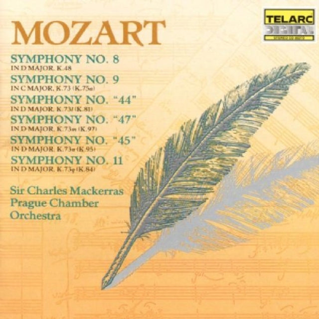 Mozart; Symphonies No. 8, 9, 44, 47 and 11 (Mackerras/pco)