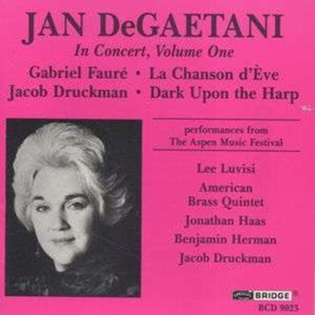 Jan Degaetani in Concert Vol. 1