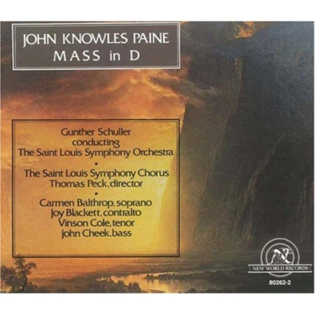 Mass in D (St. Louis So, Schuller)