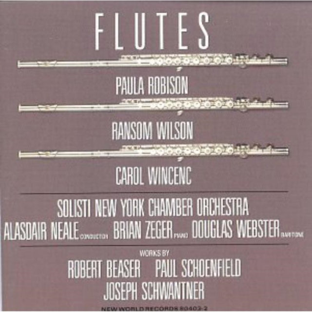 New Works for Flute (Wincenc, Robison)