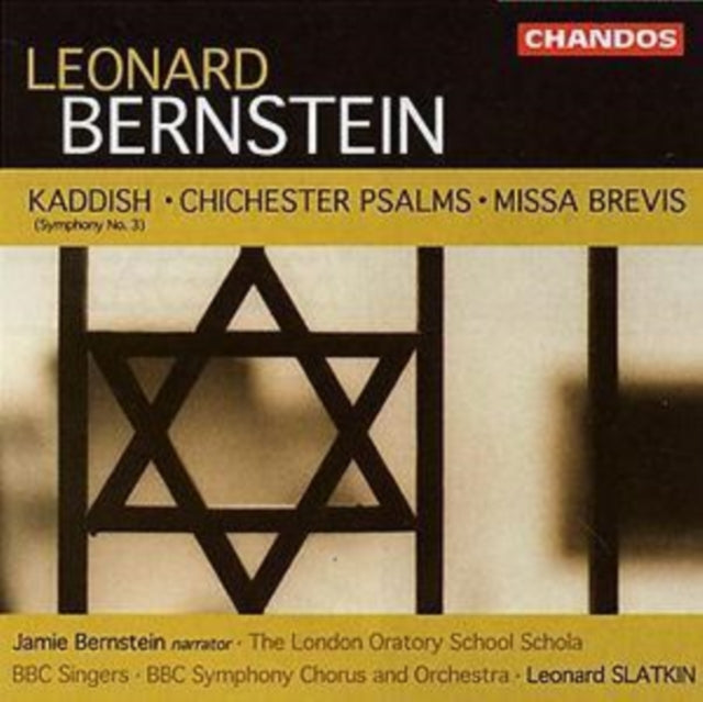 Kaddish, Chichester Psalms, Missa Brevis (Slatkin, Bbc So)