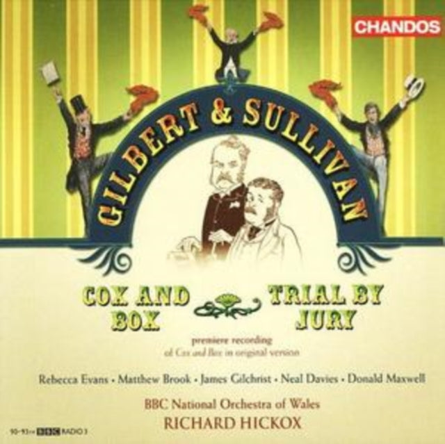 Cox and Box, Trial By Jury (Hickox, Bbcno of Wales)