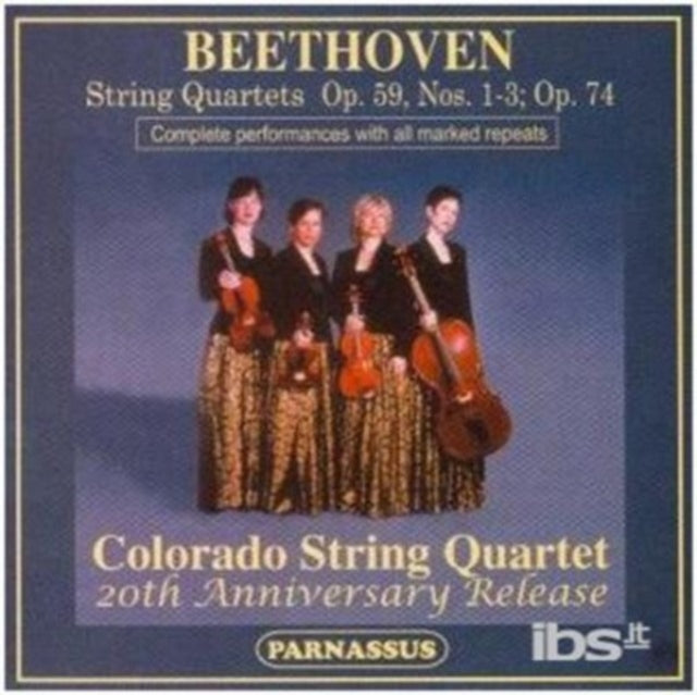Beethoven: String Quartets, Op. 59, Nos. 1-3, Op. 74