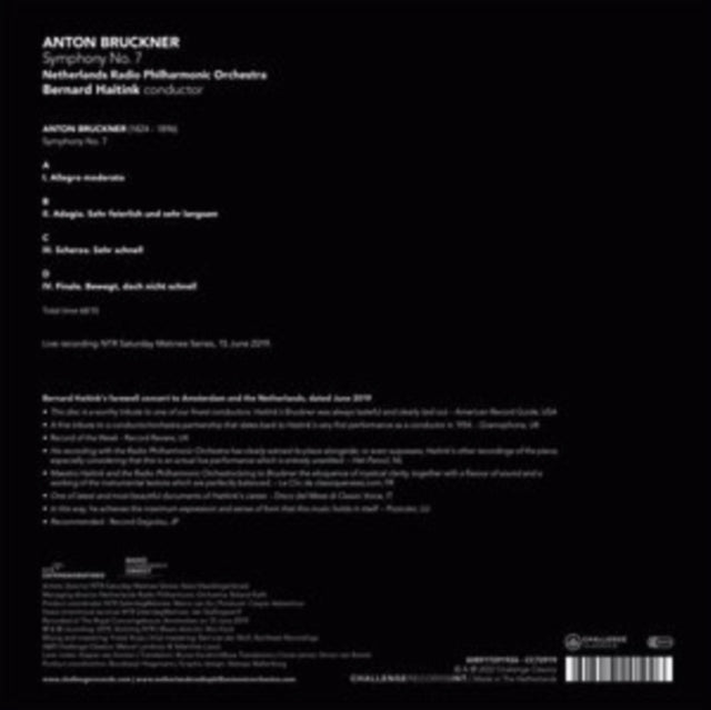 Anton Bruckner: Symphony No. 7