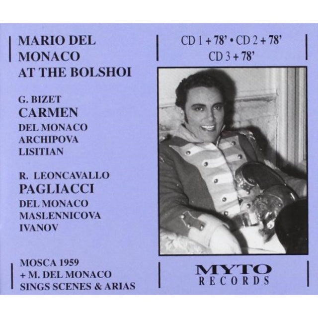 Mario Del Monaco at the Bolshoi