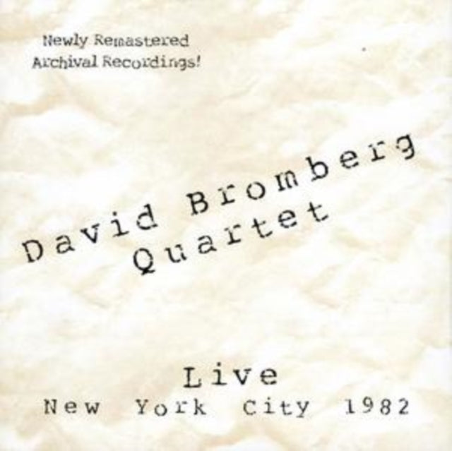 Live in New York City 1982
