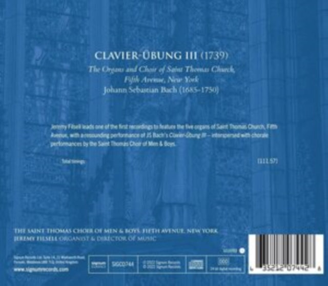 Bach: Clavier-Übung III