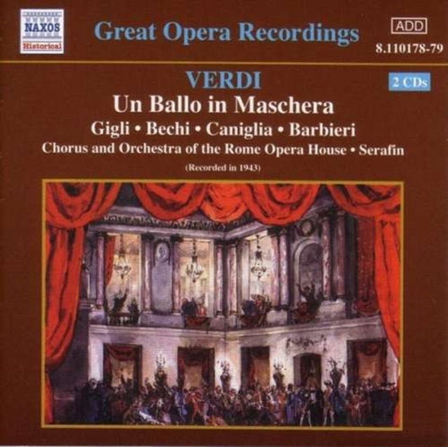 Un Ballo in Maschera (Chorus and Orch Rome Opera, Serafin)