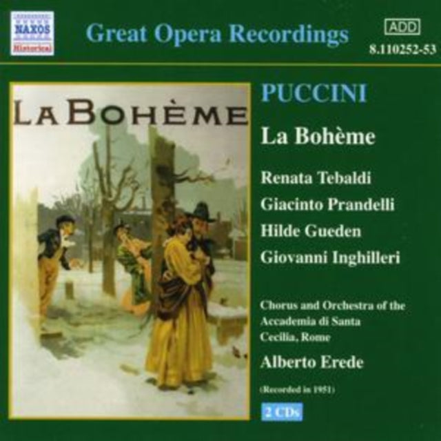 La Boheme (Erede, Tebaldi, Gueden, Prandelli, Inghilleri)