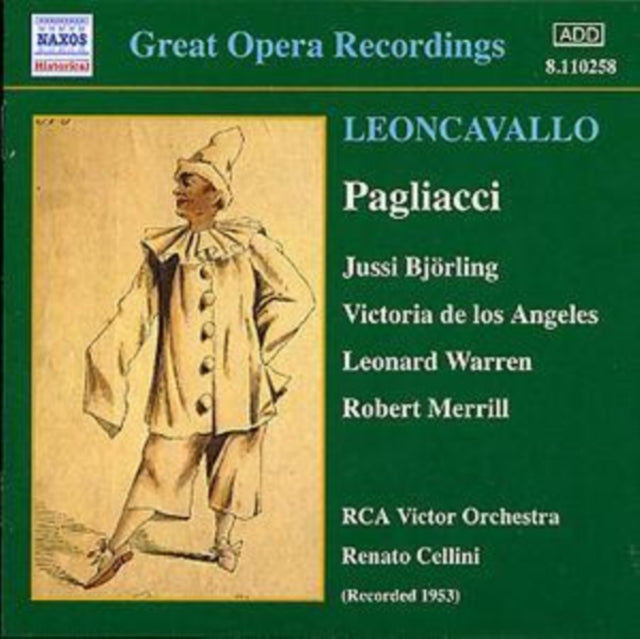 Pagliacci (Cellini, Rca Victor Orchestra, Bjorling)