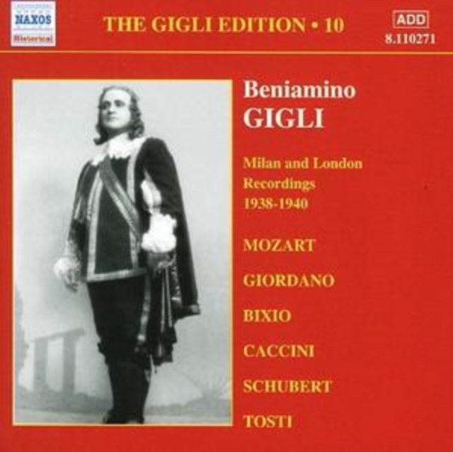 Gigli Edition Vol. 10, The: Milan and London Recordings