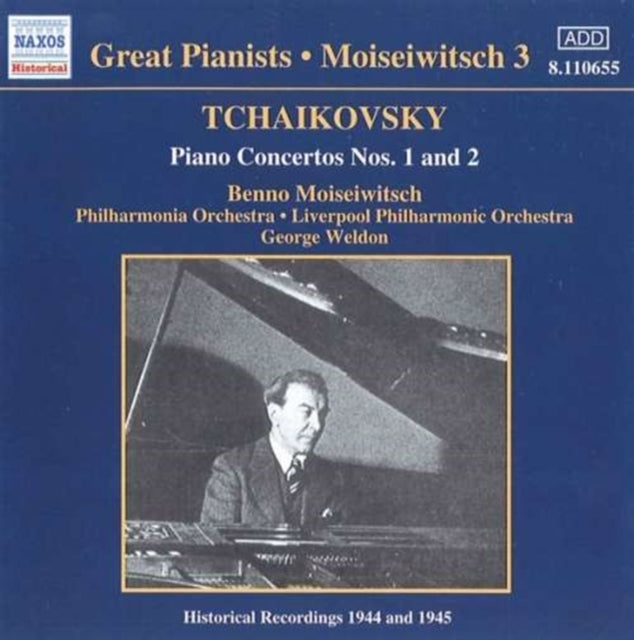 Piano Concertos Nos. 1 and 2 (Lpo, Moisewitch, Weldon)