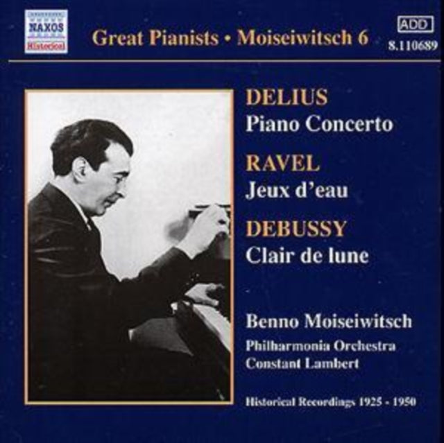 Piano Concerto/jeux D'eau/clair De Lune (Moiseiwitsch)