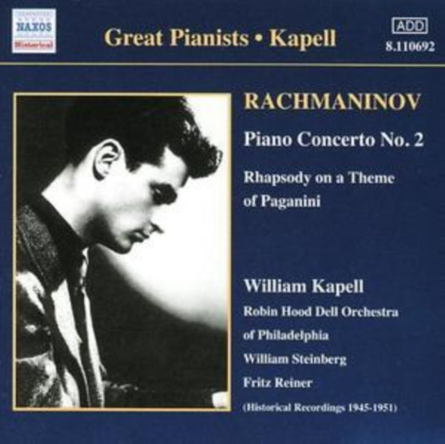 Piano Concerto No.2/rhapsody On a Theme of Paganini (Kapell)