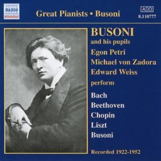 Busoni and His Pupils