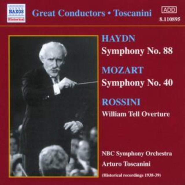 Symphony No. 88/symphony No. 40/william Tell (Toscanini)