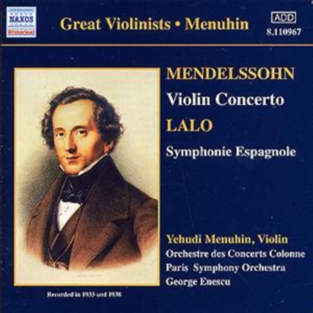 Violin Concerto/symphonie Espagnole (Enesco, Menuhin)