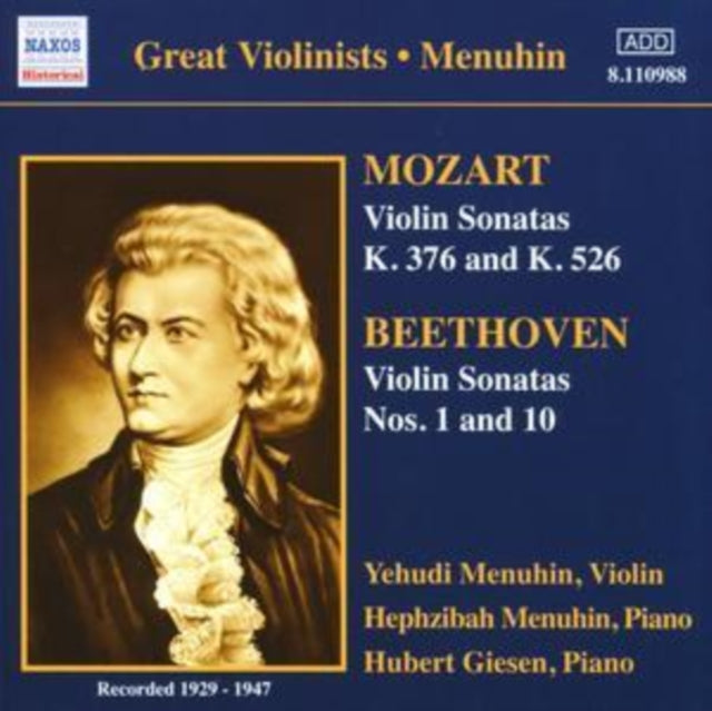Violin Sonatas (Y. Menuhin, H. Menuhin, Giesen)