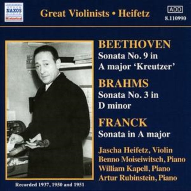 Sonata No. 9/sonata No. 3/sonata in a Major (Heifetz)