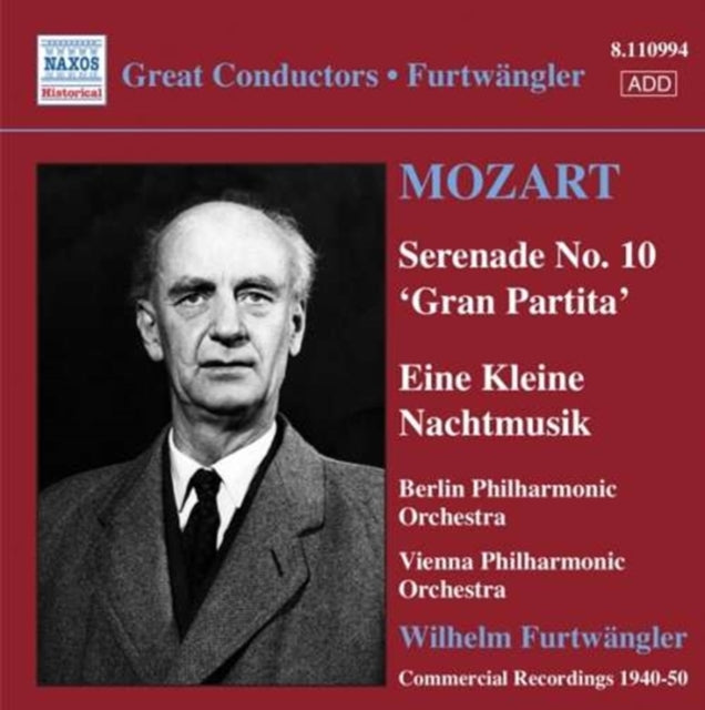 Serenade No. 10 in B Flat (Furtangler, Bpo, Vpo)