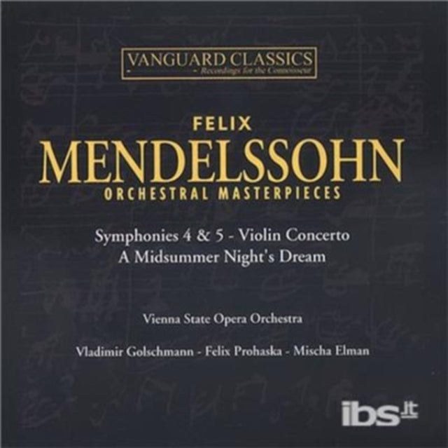 Orchestral Masterpieces (Golschmann, Prohaska, Elman)