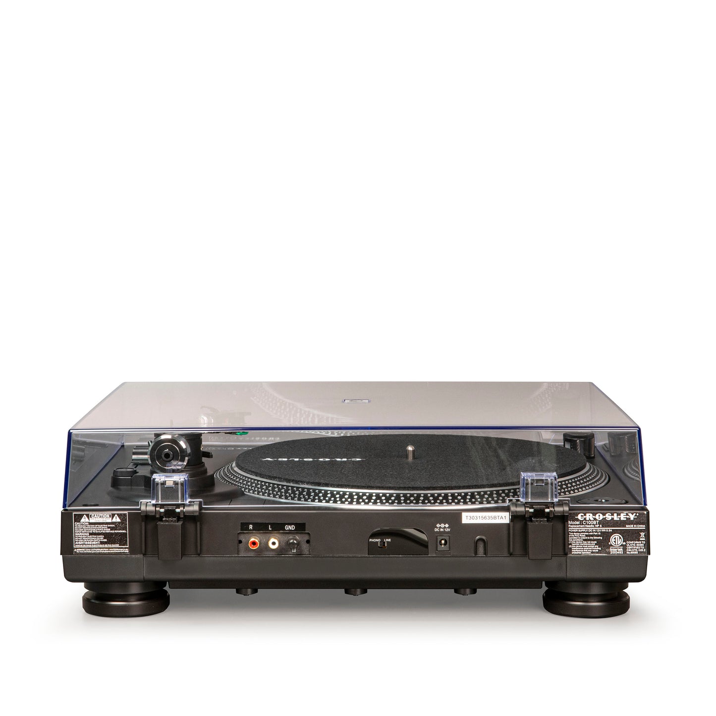 C100BT Turntable (Black)