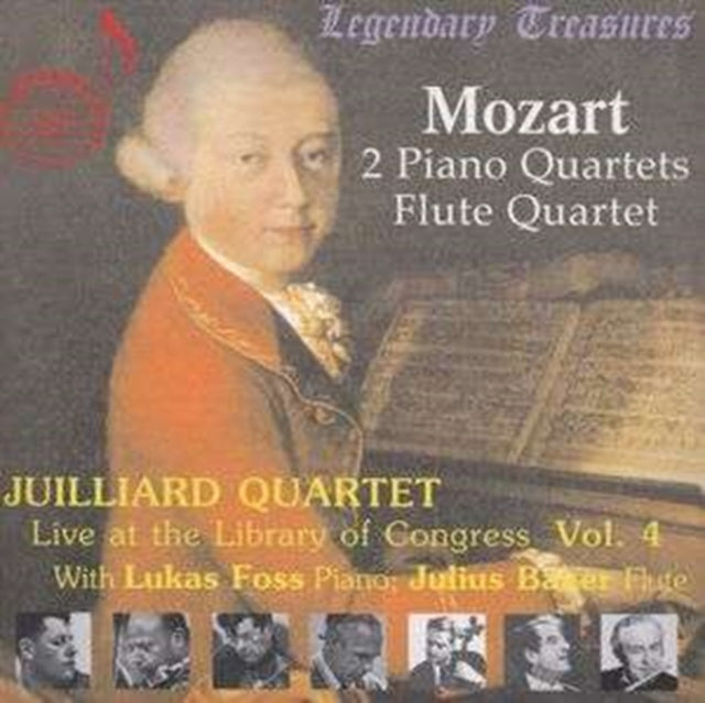 2 Piano Quartets, Flute Quartet (Julliard Quartet)