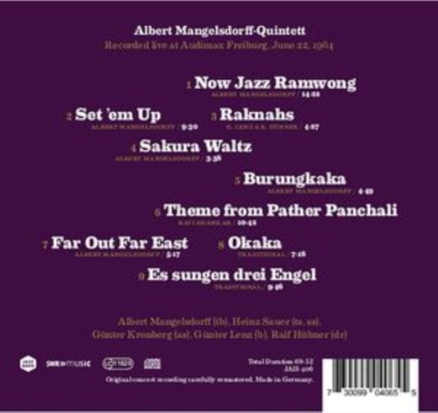 Albert Mangelsdorff Quintett: Legends Live