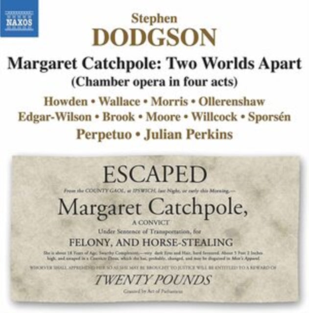 Stephen Dodgson: Margaret Cathpole - Two Worlds Apart