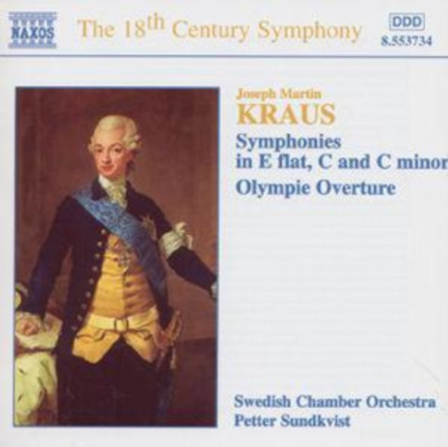 Kraus: Symphonies in E flat, C and C minor - Olympie Overture