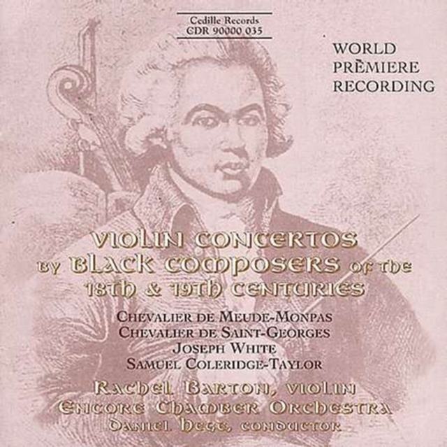 Violin Concertos By Black Composers (Barton)