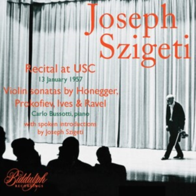 Joseph Szigeti: Recital at USC (13 January 1957)
