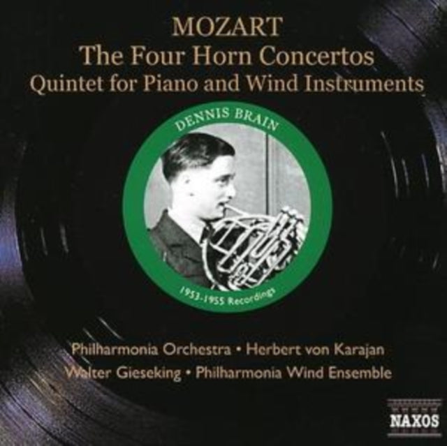 Horn Concertos 1 - 4, Piano and Wind Quintet (Von Karajan)