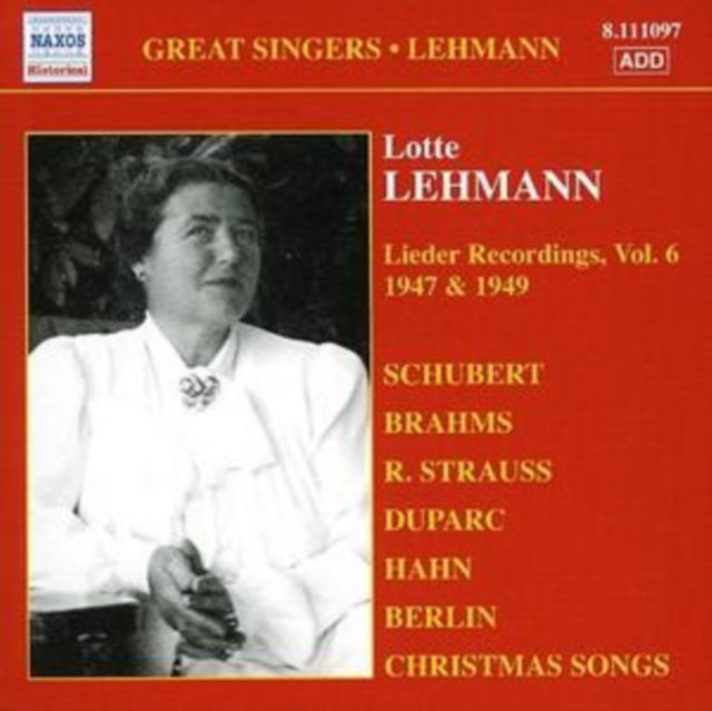Lieder Recordings Vol. 6: 1947 and 1949