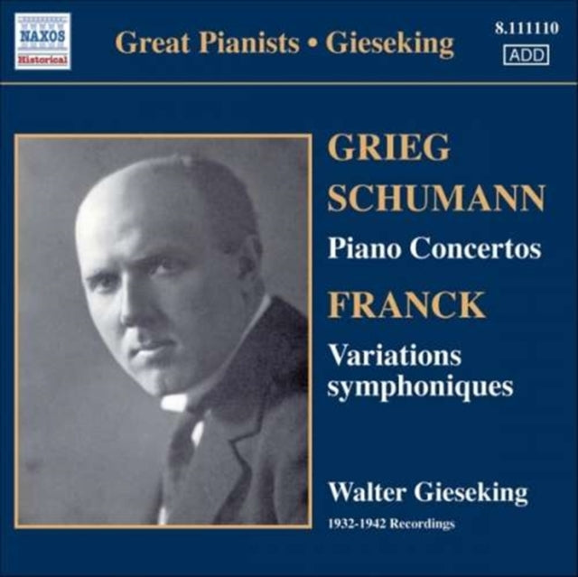 Piano Concertos/variations Symphoniques (Gieseking)