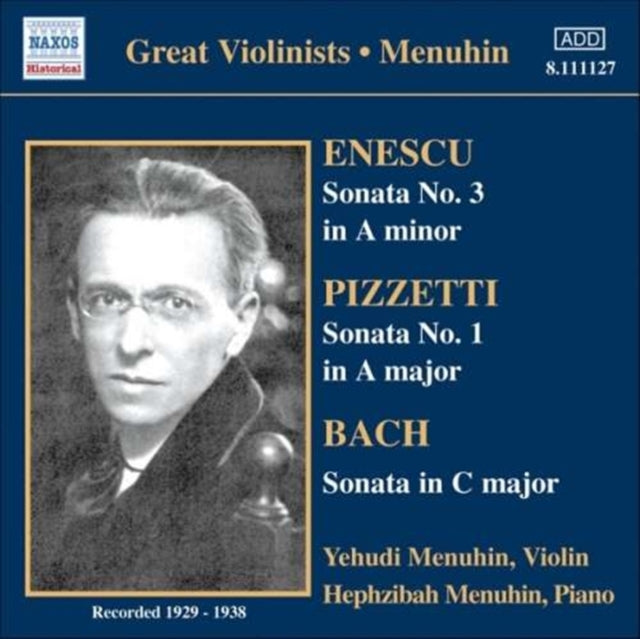 Sonata No. 3/sonata No. 1/sonata in C (Menuhin, Menuhin)