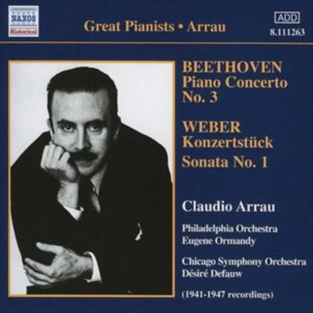 Piano Concerto No. 3/konzertstuck, Sonata No. 1 (Arrau)