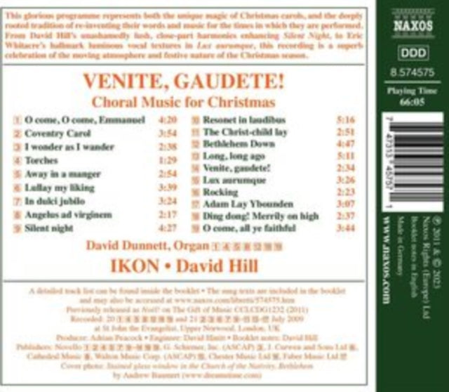 Venite, Gaudete!: Choral Music for Christmas