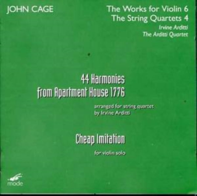 44 Harmonies from Apartment House 1776 (The Arditti Quartet)