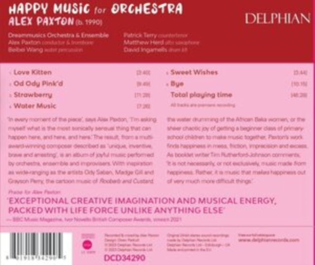 Alex Paxton: Happy Music for Orchestra